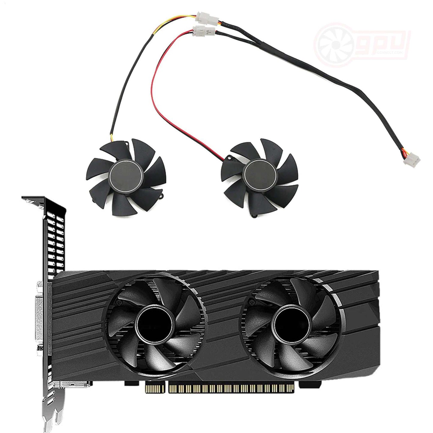 Gigabyte GTX 1650 1630 OC Low Profile 4G Replacement Fans - GPUCONNECT.COM
