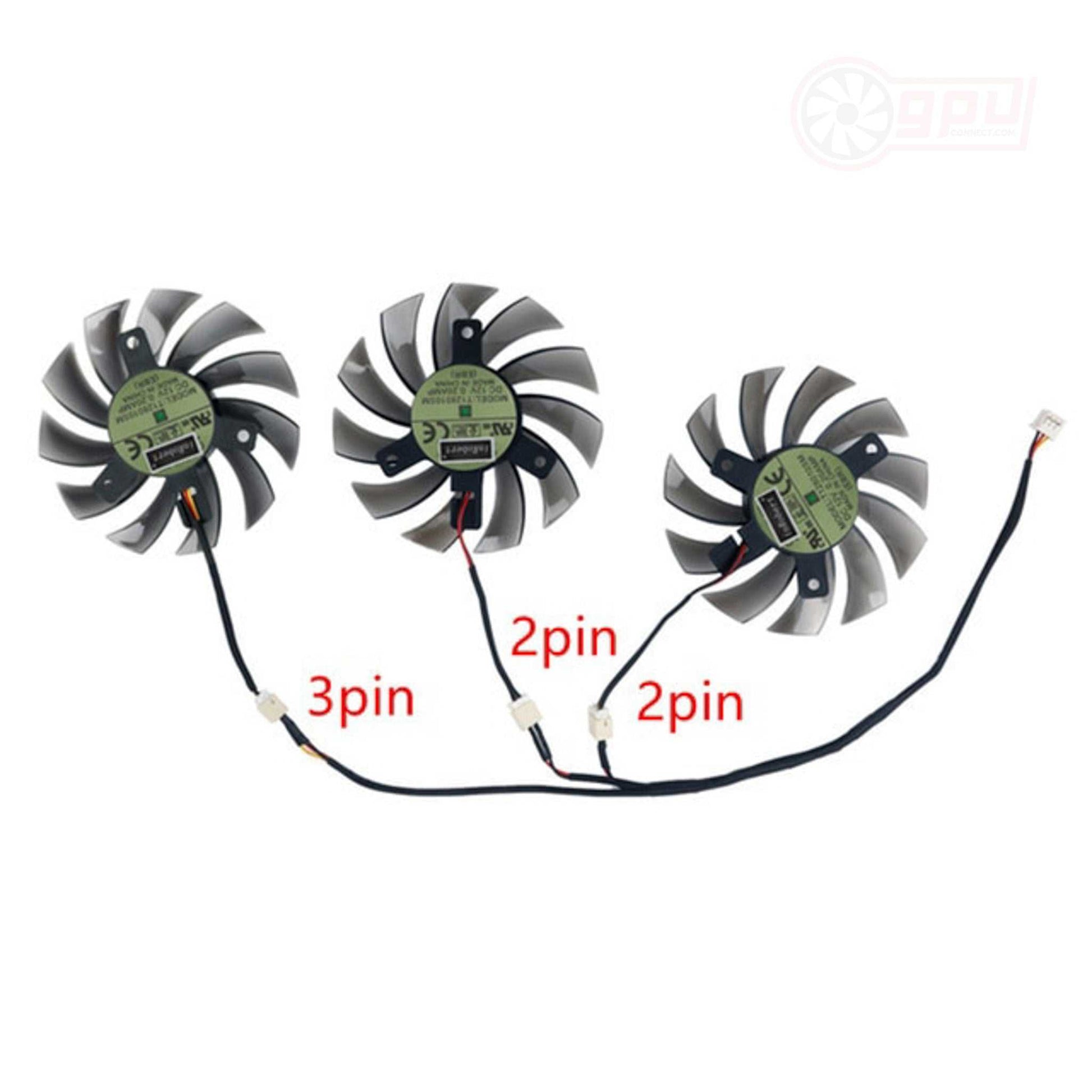 Gigabyte Radeon R9 270X 280X 290X WINDFORCE 3X Graphics Card Fan - GPUCONNECT.COM