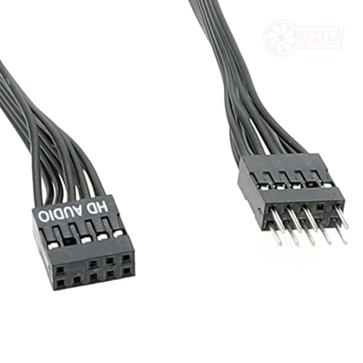 HD Audio Extension Motherboard Header 9-Pin Male to Female Adapter (30/50 cm) - GPUCONNECT.COM