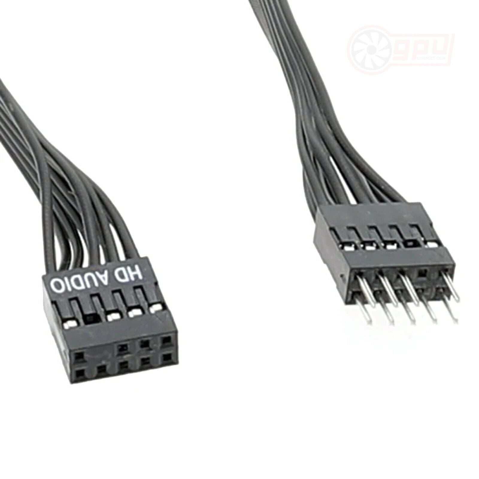 HD Audio Extension Motherboard Header 9-Pin Male to Female Adapter (30/50 cm) - GPUCONNECT.COM