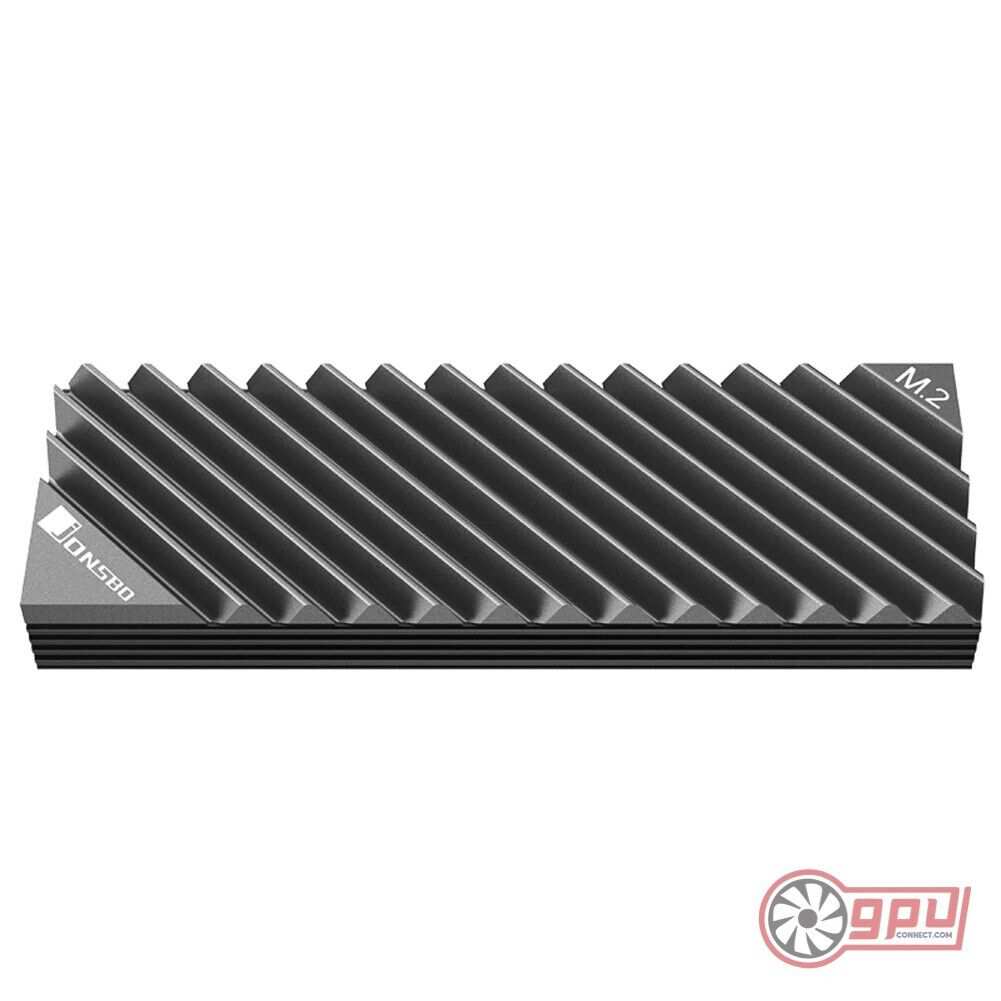 Jonsbo PS5 M.2 NVME Heatsink with Cooling Pads Evo SSD Radiator (GREY) - GPUCONNECT.COM