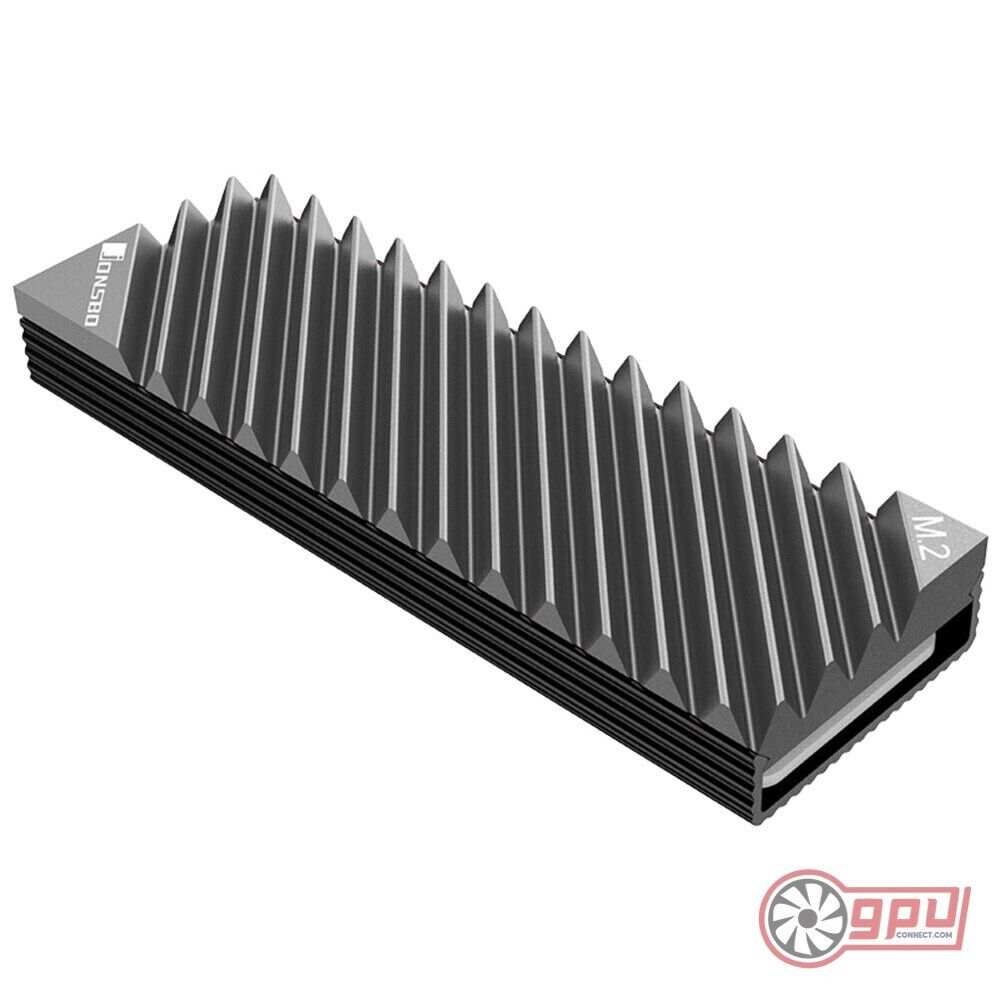 Jonsbo PS5 M.2 NVME Heatsink with Cooling Pads Evo SSD Radiator (GREY) - GPUCONNECT.COM