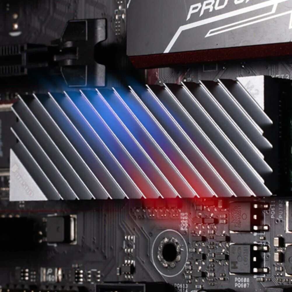 Jonsbo PS5 M.2 NVME Heatsink with Cooling Pads Evo SSD Radiator (GREY) - GPUCONNECT.COM