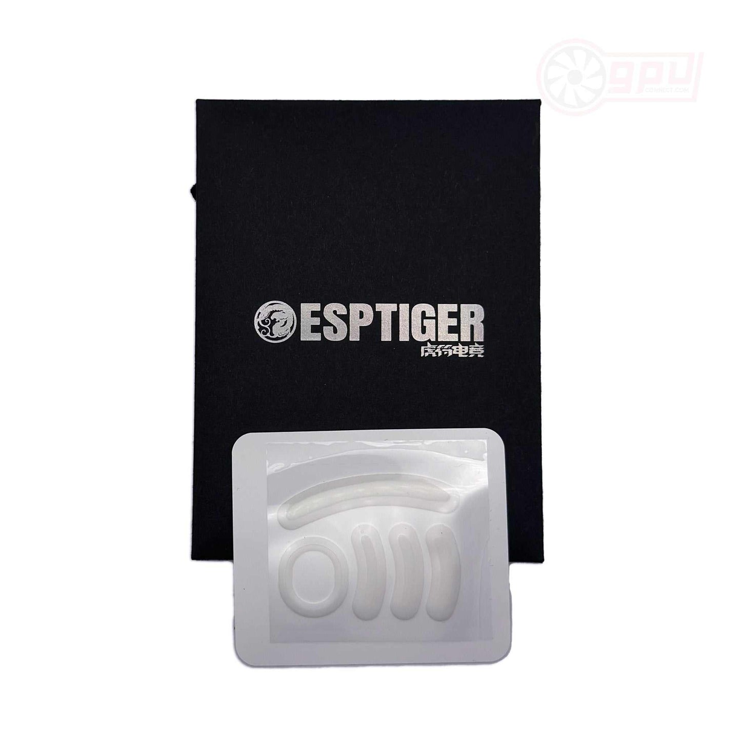 Esports Tiger ICE V2 PTFE replacement mouse skates for Logitech G Pro Wireless Pro2 Lightspeed mouse with cleaning pad and curved edges for smooth glide