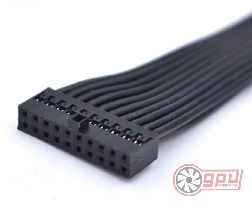 Low Profile USB 3.0 Internal Extension Cable 19 Pin (12cm Ultra Slim) - GPUCONNECT.COM