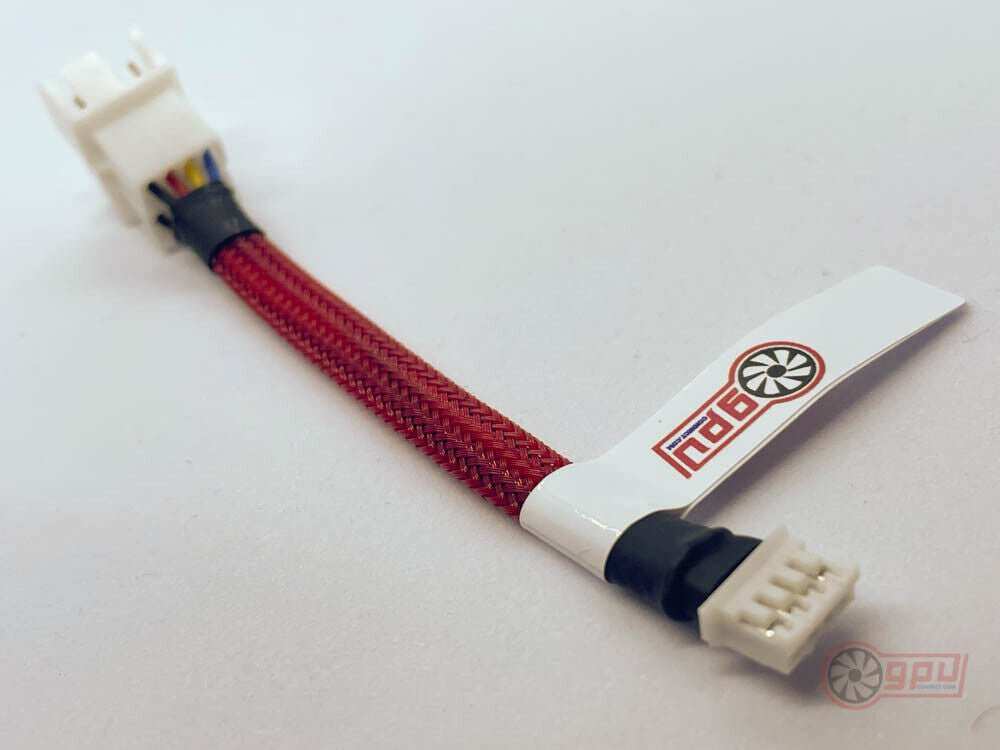 mini 4-Pin Fan Splitter to 2x PWM Adapter Cable GPU Graphics Card PH2.0 - GPUCONNECT.COM