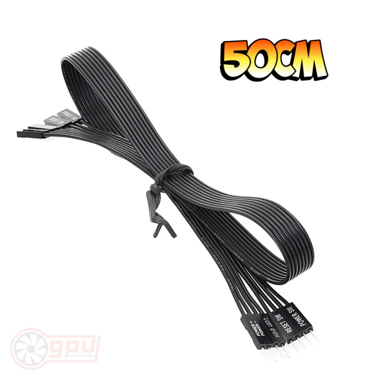 Motherboard Header Extension Cable - ATX HDD / Power LED / Reset / Power Switch - GPUCONNECT.COM