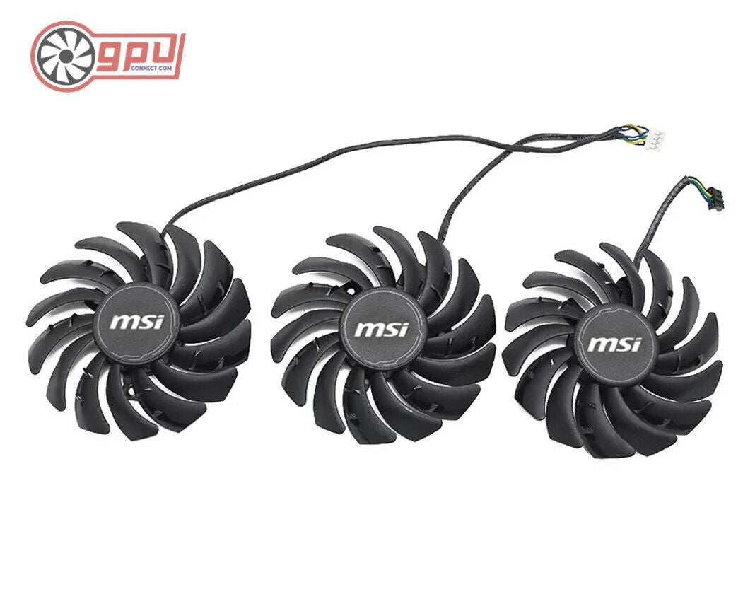 MSI 3060 3060Ti 3070 3080 3080Ti 3090 RTX VENTUS 3X OC Replacement Fans - GPUCONNECT.COM