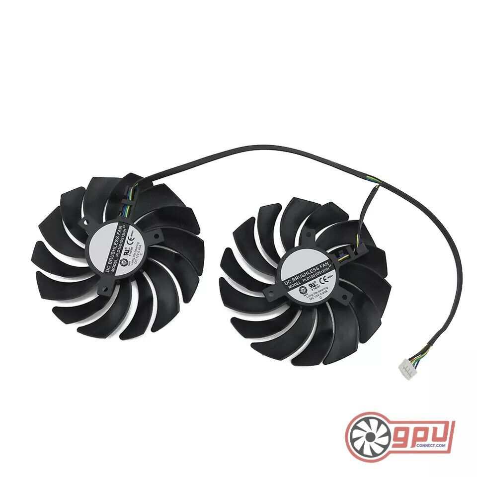 MSI GTX 1060 1070 1080 Ti 970 980 / RX 470 480 570 580 GAMING Replacement Fan - GPUCONNECT.COM