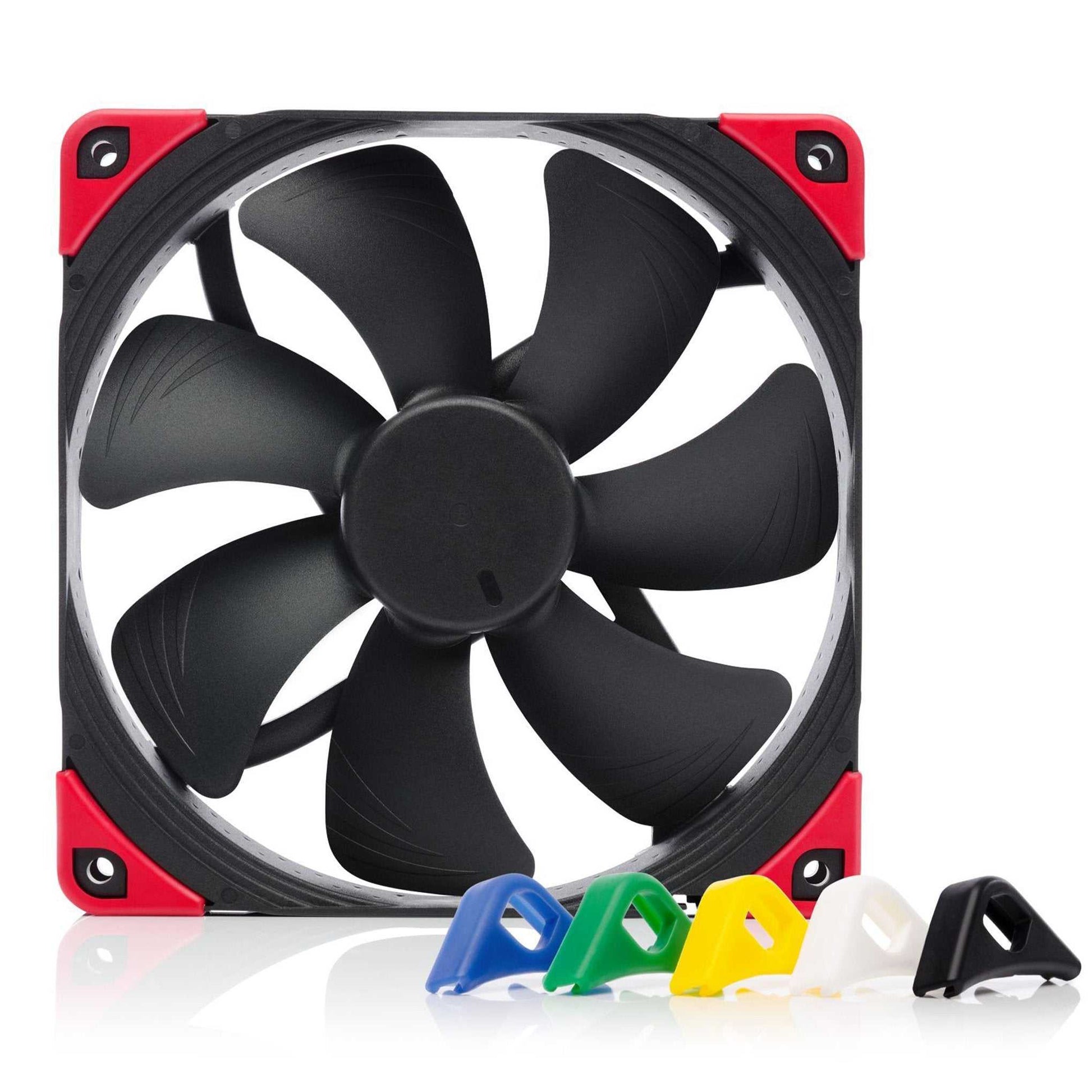 NF-A14 1500RPM chromax.black.swap Ultra Quiet Fan - 140mm - GPUCONNECT.COM