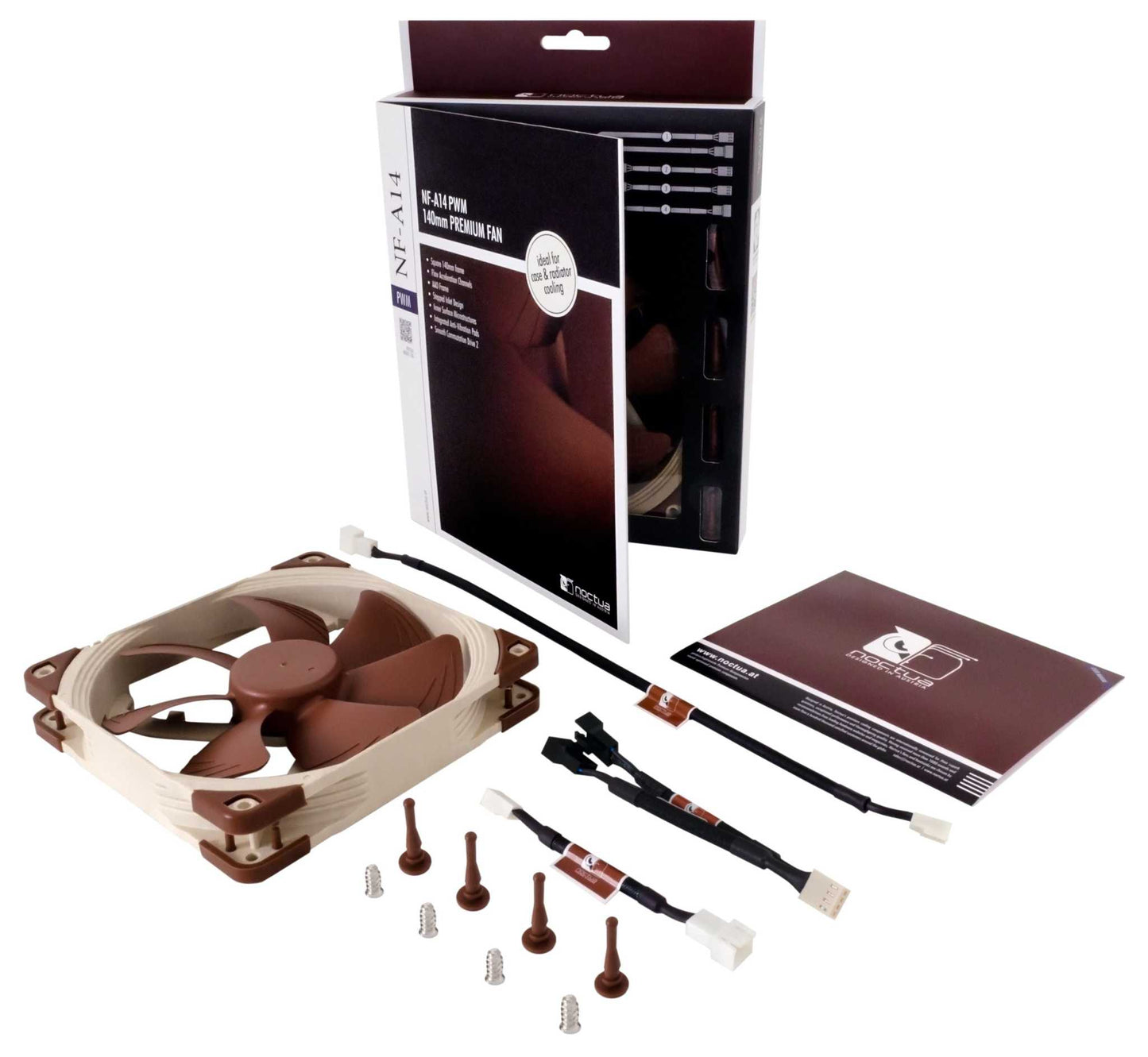 Noctua NF-A14 PWM 12V 1500RPM 140mm Premium Quality Fan Retail