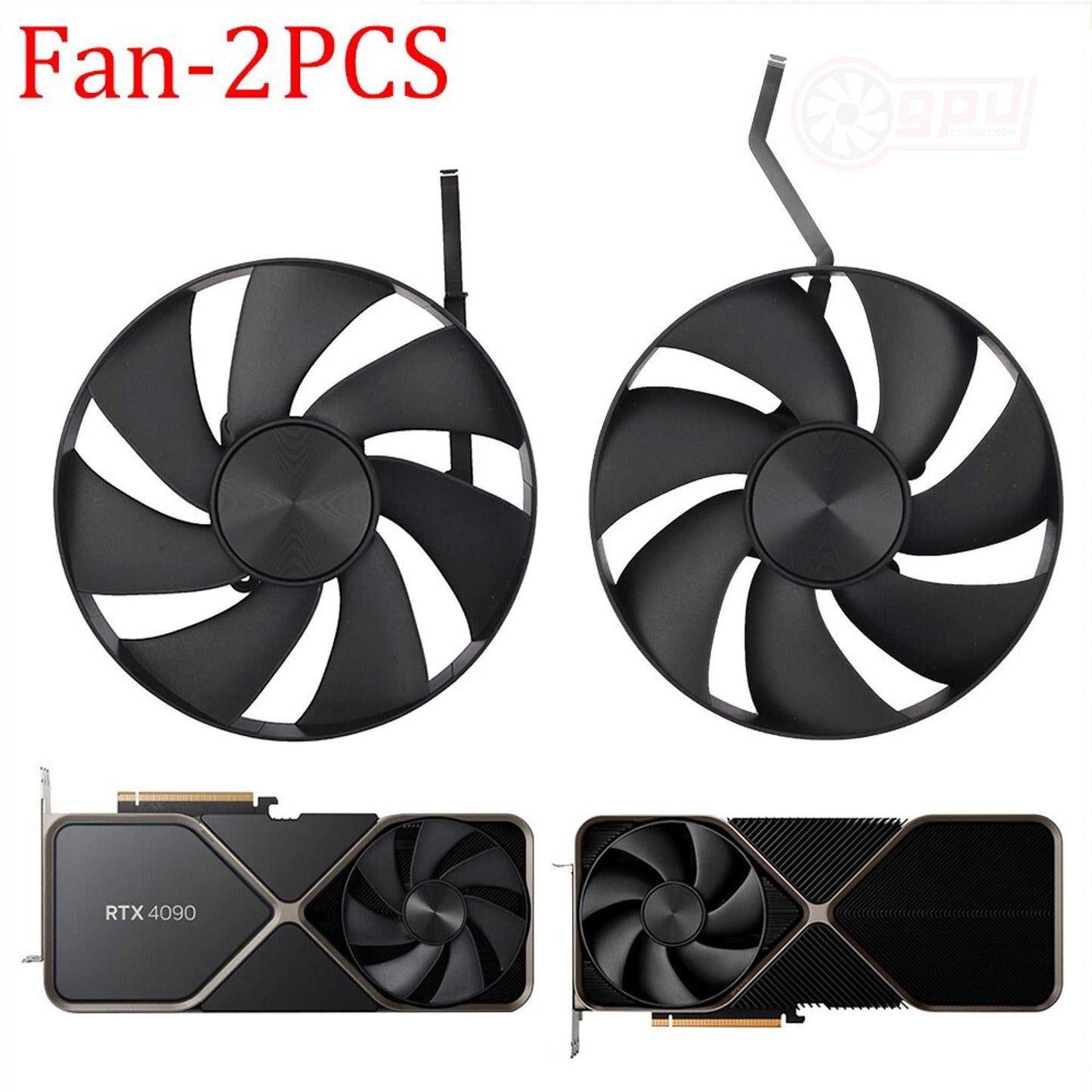 NVIDIA GeForce RTX 4090 Founders Edition Replacement GPU Fan - GPUCONNECT.COM