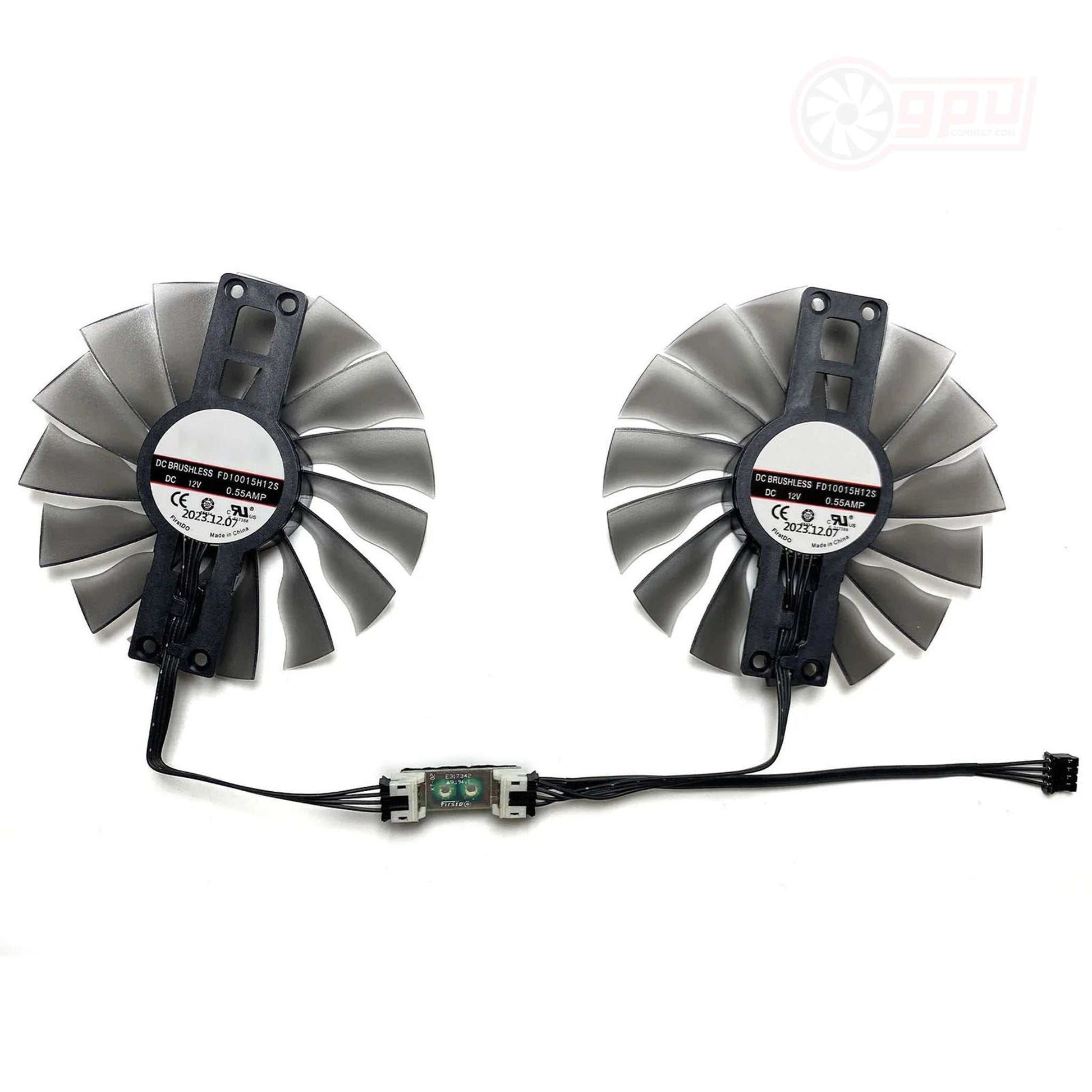 Palit GeForce GTX 1070 Ti 1080 Ti Jetstream GPU Fan Set - GPUCONNECT.COM