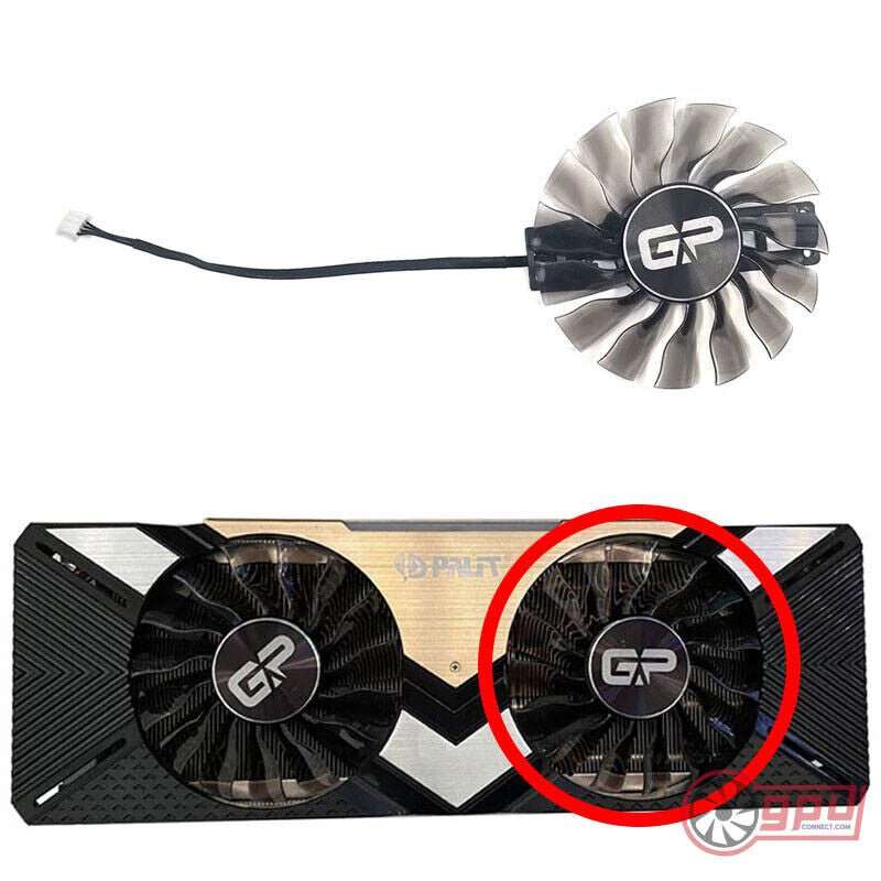 PALIT RTX 2080 Ti GamingPro OC Dual Replacement Fans (GA92S2H) - GPUCONNECT.COM