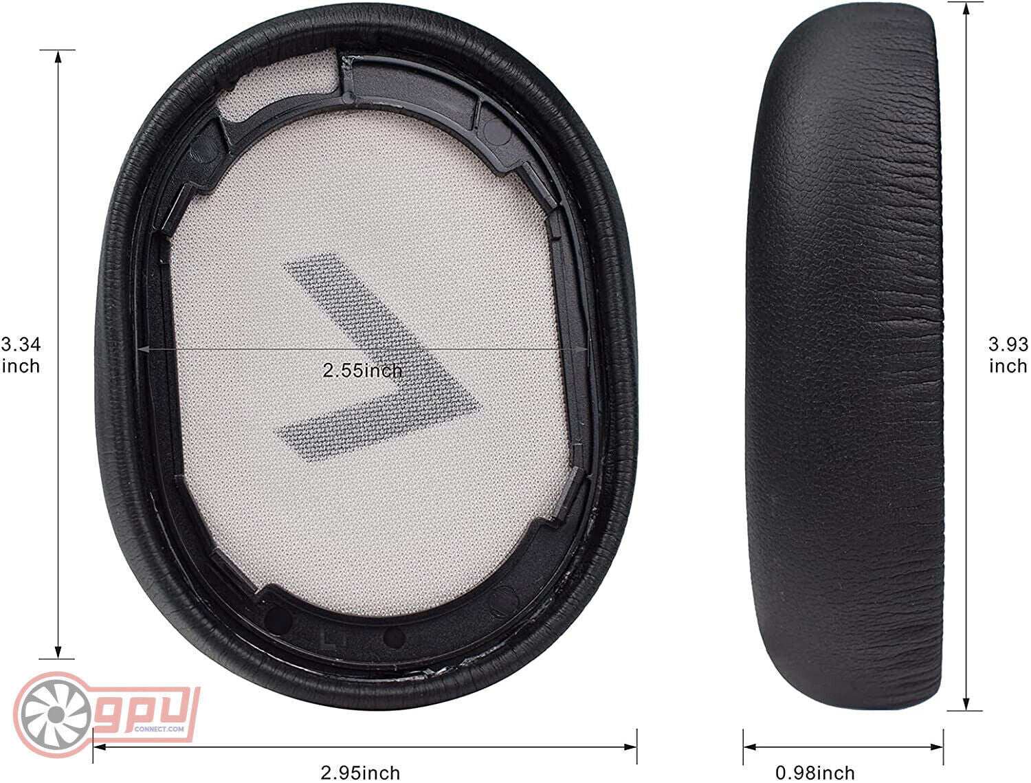 Plantronics Voyager 8200 UC BackBeat Pro 2 Replacement Ear-pad Cup Cushions - GPUCONNECT.COM