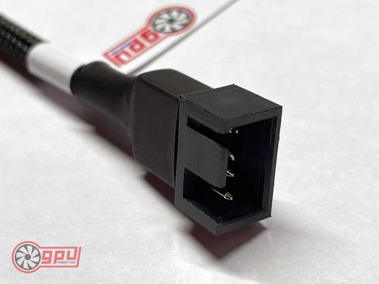 PREMIUM Long 4 Pin PWM Fan Extension Cable CPU GPU male to female (Braided) 50cm - GPUCONNECT.COM