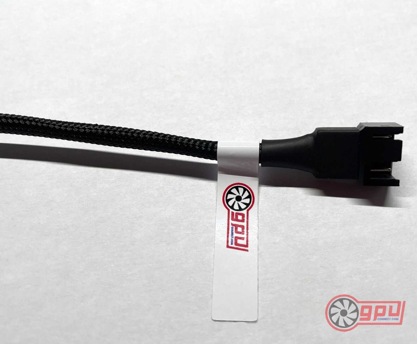 PREMIUM Long 4 Pin PWM Fan Extension Cable CPU GPU male to female (Braided) 50cm - GPUCONNECT.COM