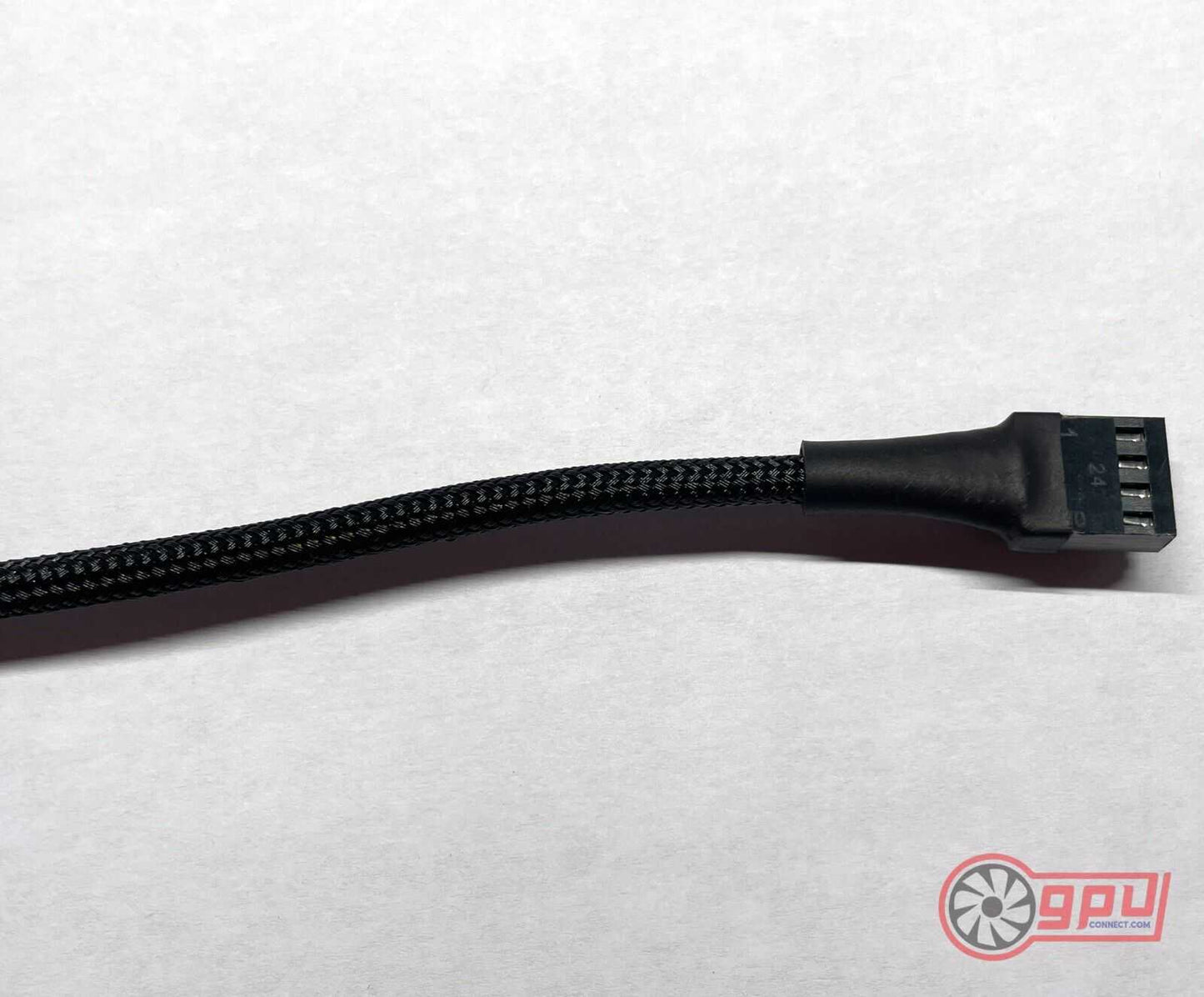 PREMIUM Long 4 Pin PWM Fan Extension Cable CPU GPU male to female (Braided) 50cm - GPUCONNECT.COM
