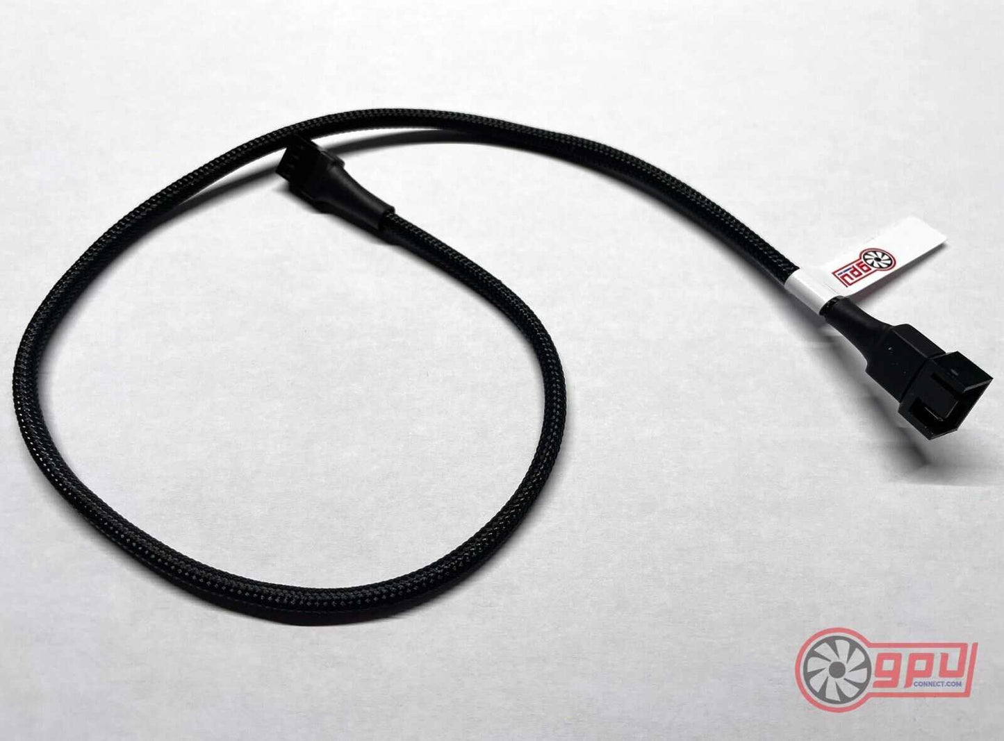 PREMIUM Long 4 Pin PWM Fan Extension Cable CPU GPU male to female (Braided) 50cm - GPUCONNECT.COM