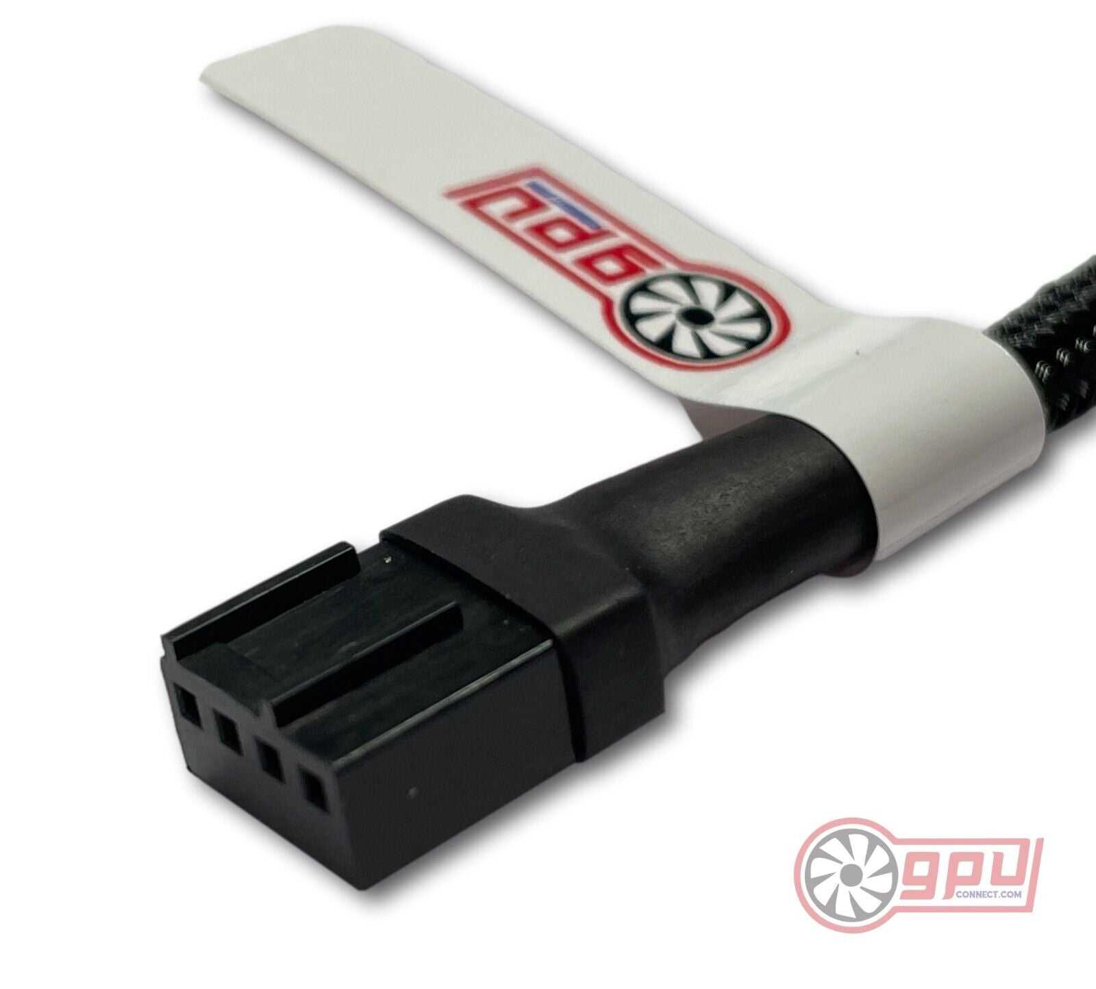 PREMIUM Sleeved 4 Pin PWM Daisy Chain Fan Splitter Cable - Radiator CPU GPU - GPUCONNECT.COM