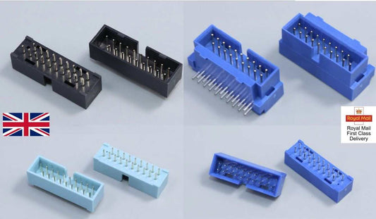 Replacement Internal USB 3.0 Header 19 Pin (Black / Blue / Angled) - GPUCONNECT.COM