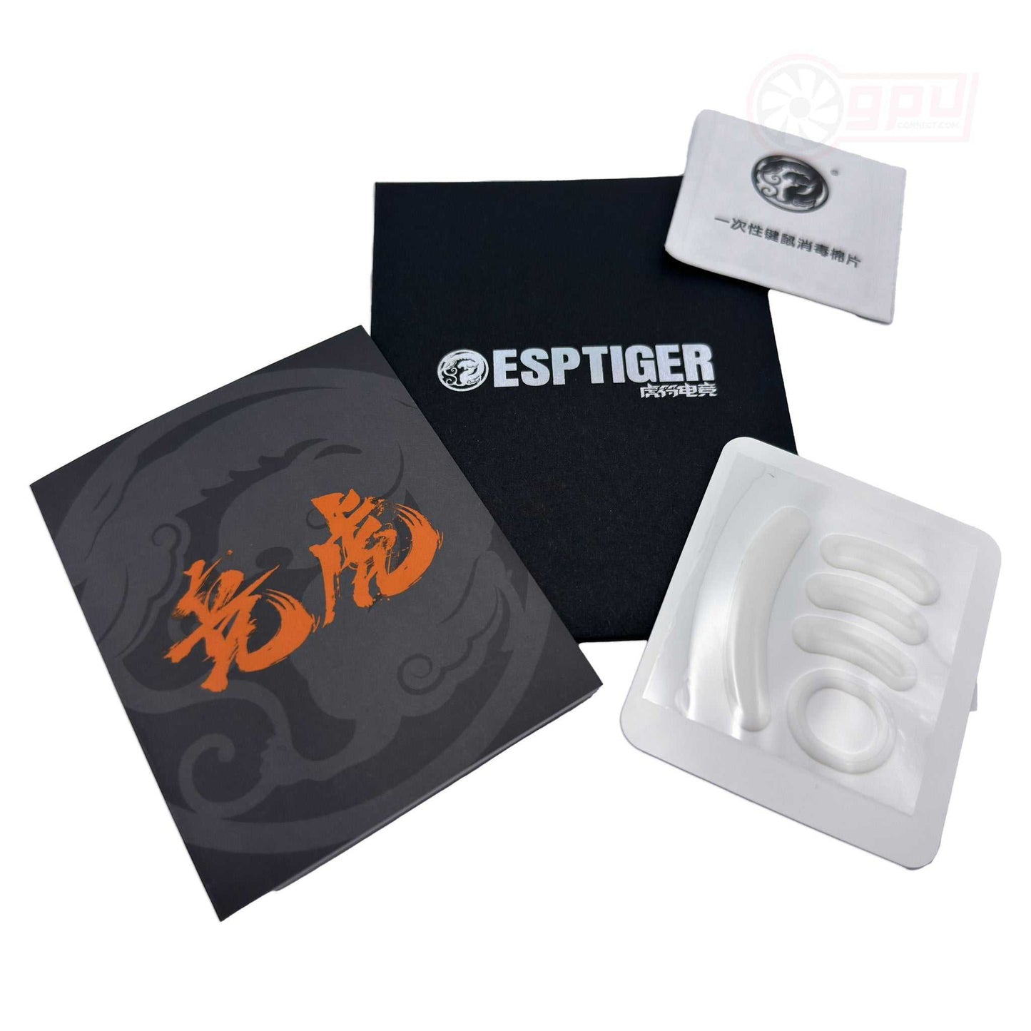 Esports Tiger ICE V2 PTFE replacement mouse skates for Logitech G Pro Wireless Pro2 Lightspeed with cleaning pad and packaging