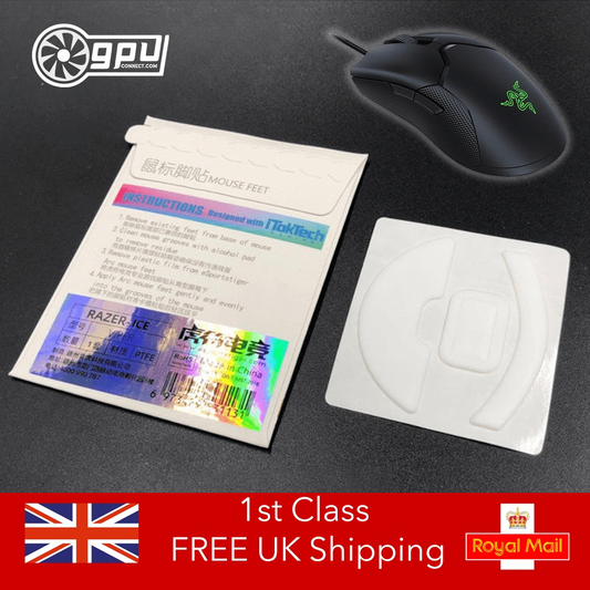 Tiger ICE Skatez Razer VIPER 8K Wired Mouse Pads Feet Skates - GPUCONNECT.COM