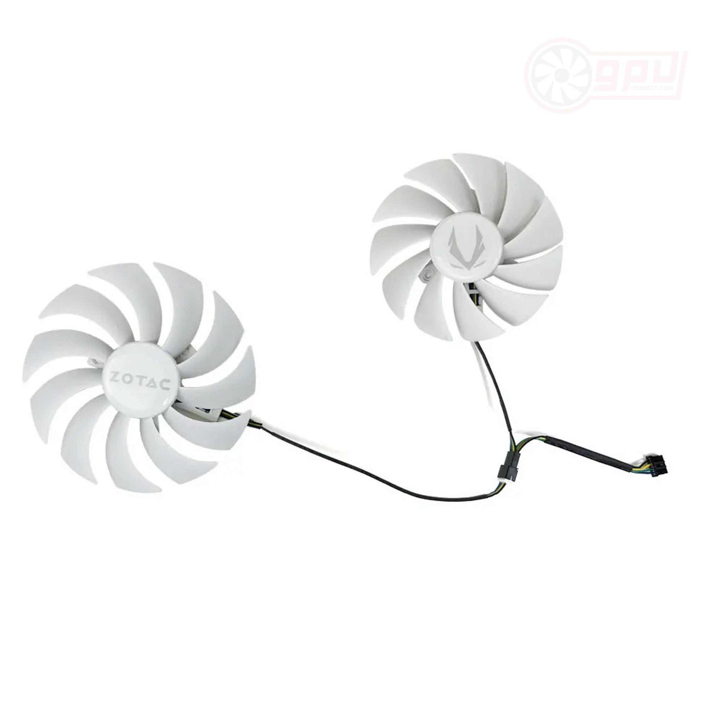ZOTAC RTX 3060 AMP White Edition Replacement GPU Fans - GPUCONNECT.COM