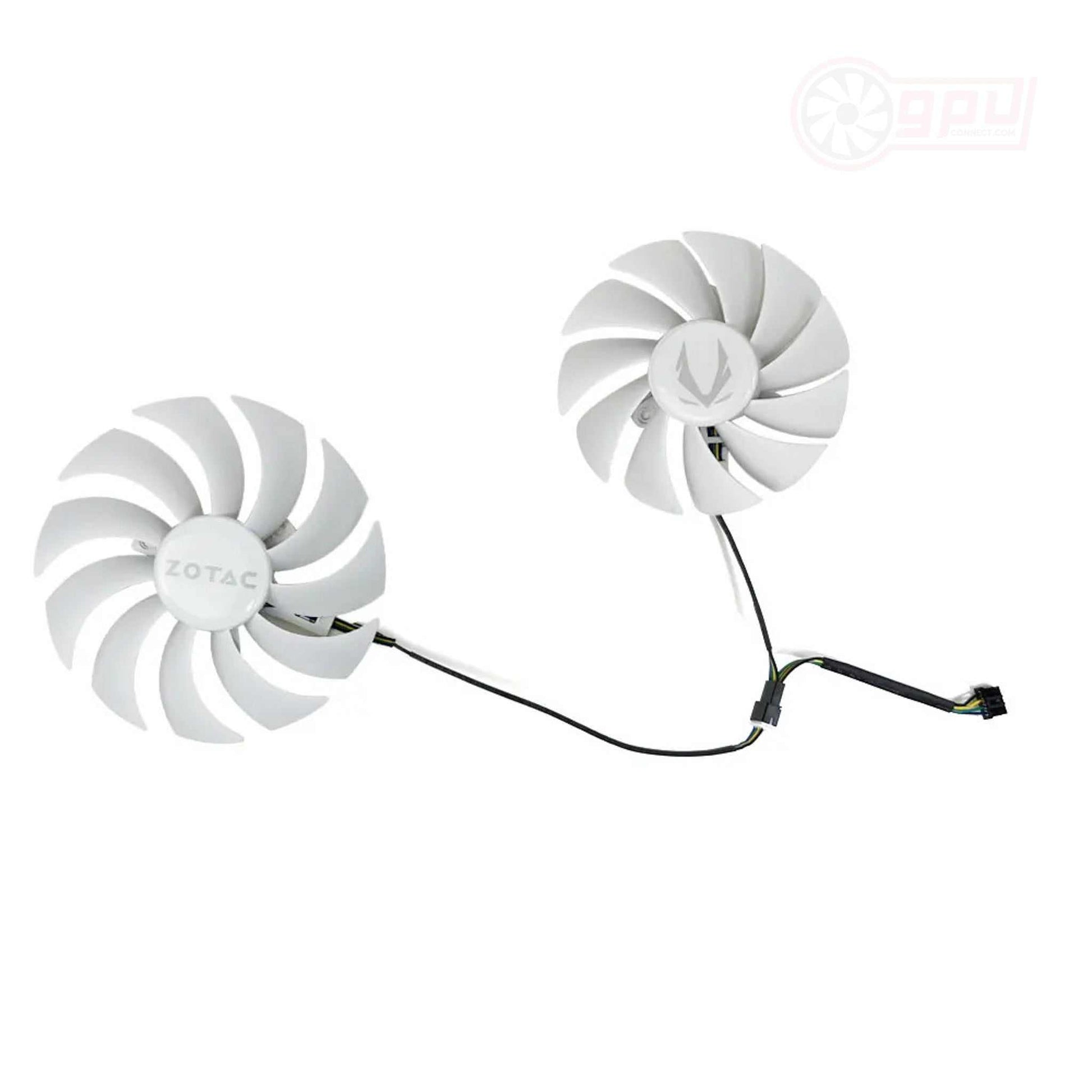 ZOTAC RTX 3060 AMP White Edition Replacement GPU Fans - GPUCONNECT.COM