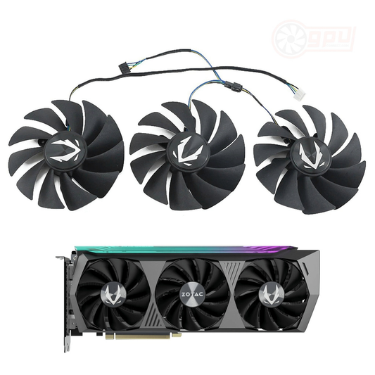 Zotac RTX 3070 Ti 3080 Ti GAMING AMP Holo OC Replacement Fans - GPUCONNECT.COM