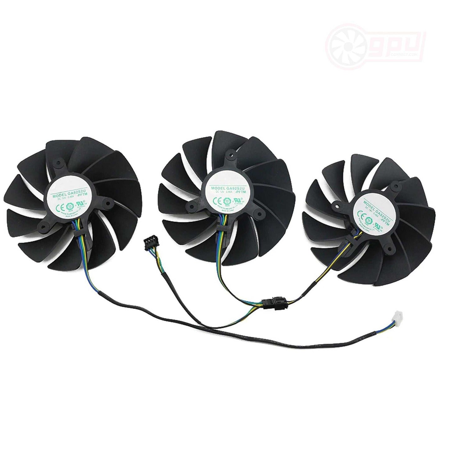Zotac RTX 3070 Ti 3080 Ti GAMING AMP Holo OC Replacement Fans - GPUCONNECT.COM