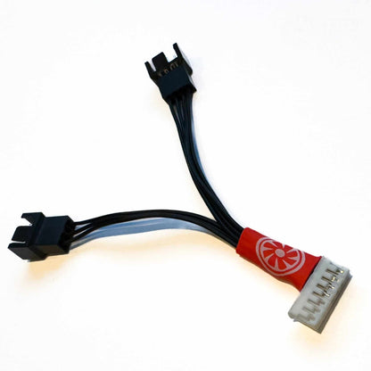 AMD Radeon 7900 XTX 7 - Pin to Standard Dual 4 - Pin PWM Fan Adapter Cable for GPUs - GPUCONNECT.COM