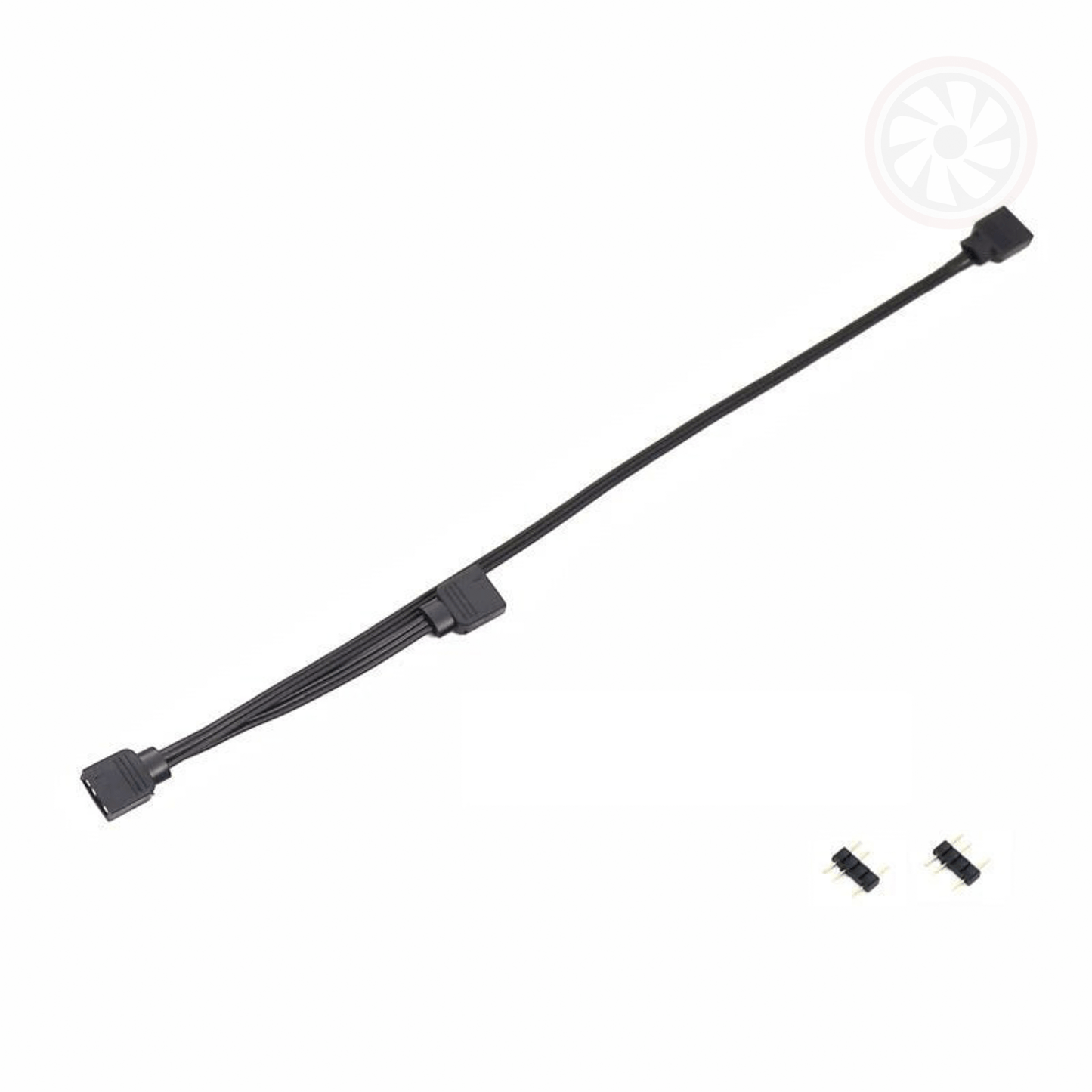 ARGB Sync Splitter Cable - 5V 3Pin ARGB - 1 to 1/2/3/4/5 Fan LED Light Strip Extension Cable - GPUCONNECT.COM