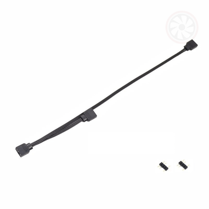 ARGB Sync Splitter Cable - 5V 3Pin ARGB - 1 to 1/2/3/4/5 Fan LED Light Strip Extension Cable - GPUCONNECT.COM