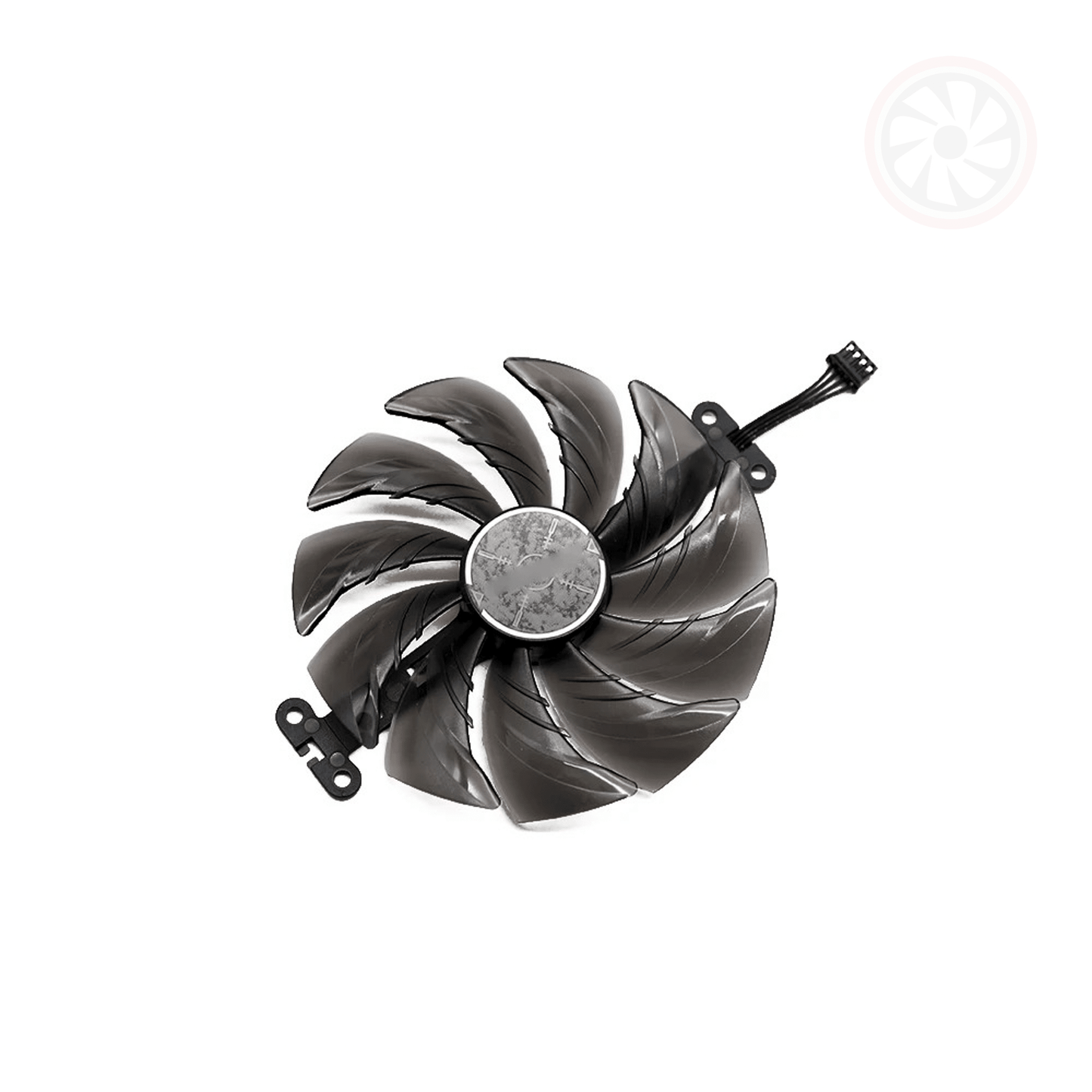 ASRock Radeon RX 9060 9060XT Challenger Replacement GPU Fan Set (OEM) - GPUCONNECT.COM