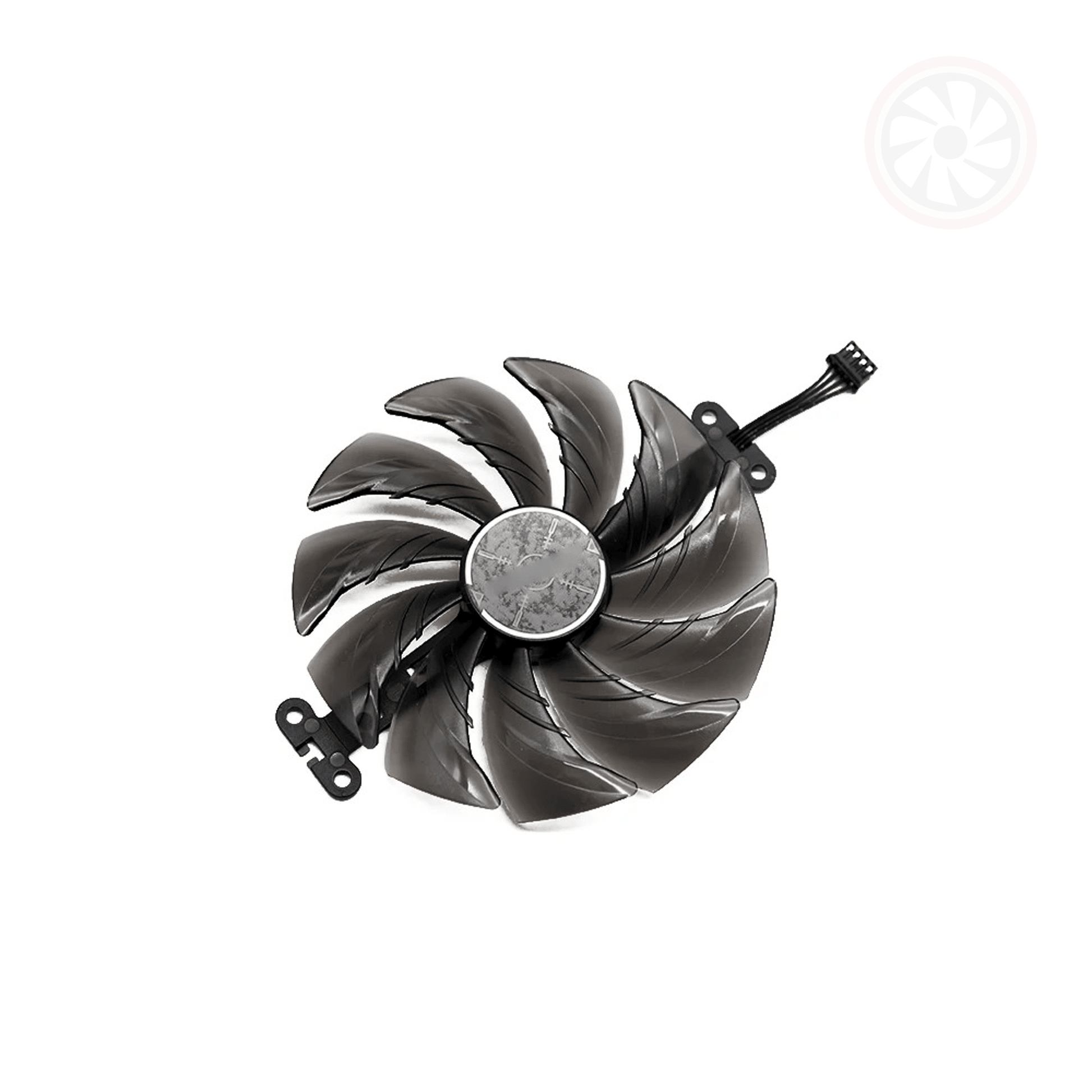 ASRock Radeon RX 9060 9060XT Challenger Replacement GPU Fan Set (OEM) - GPUCONNECT.COM