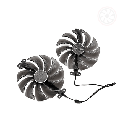 ASRock Radeon RX 9060 9060XT Challenger Replacement GPU Fan Set (OEM) - GPUCONNECT.COM