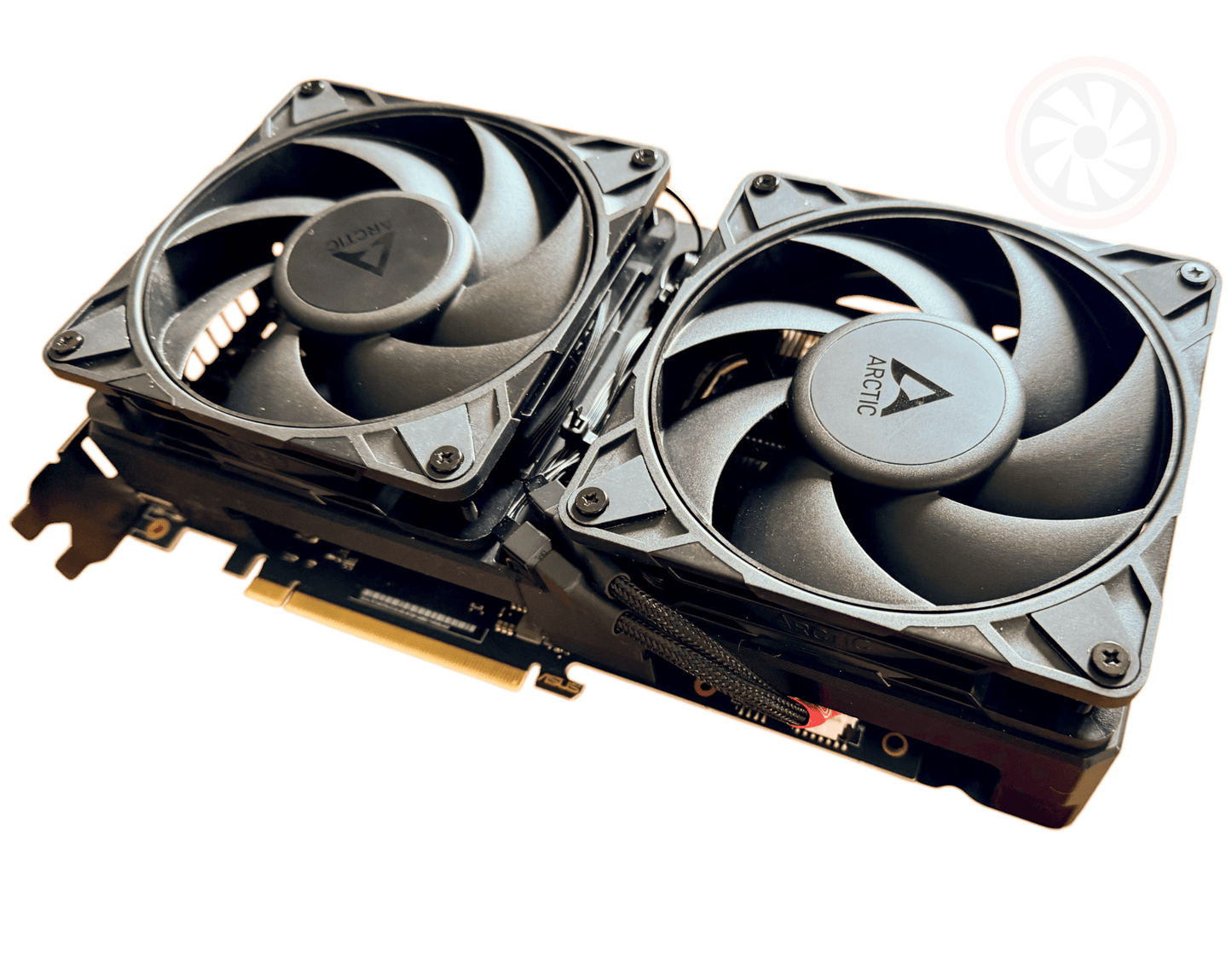 Asus 4070 SUPER DUAL Graphics Card - Dual Fan Deshroud Kit - GPUCONNECT.COM