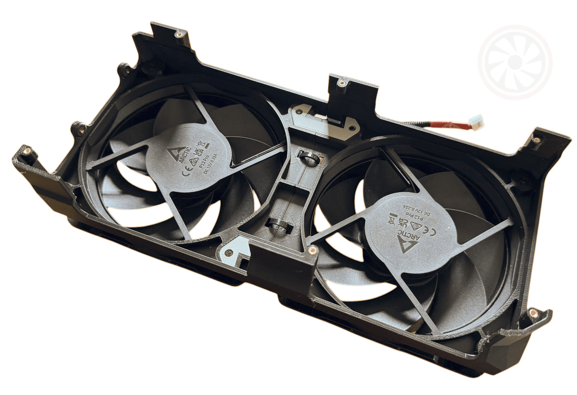 Asus 4070 SUPER DUAL Graphics Card - Dual Fan Deshroud Kit - GPUCONNECT.COM