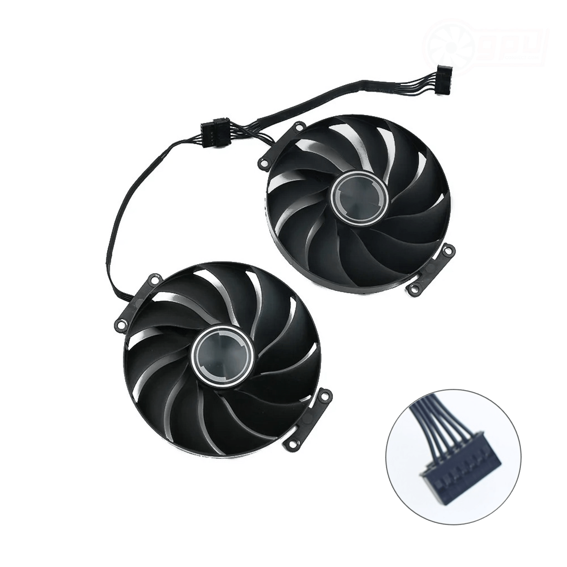 ASUS GeForce RTX 4070 4060 Ti DUAL EVO Replacement GPU Fan - GPUCONNECT.COM