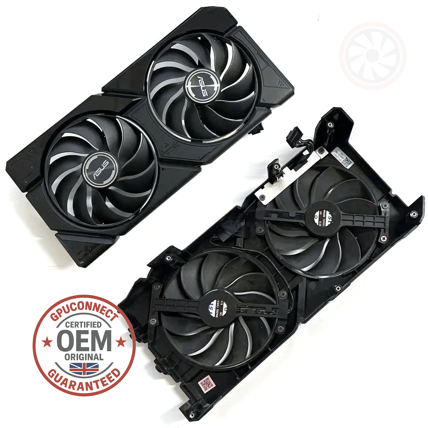 ASUS GeForce RTX 4070 4060 Ti DUAL EVO Replacement GPU Fan - GPUCONNECT.COM