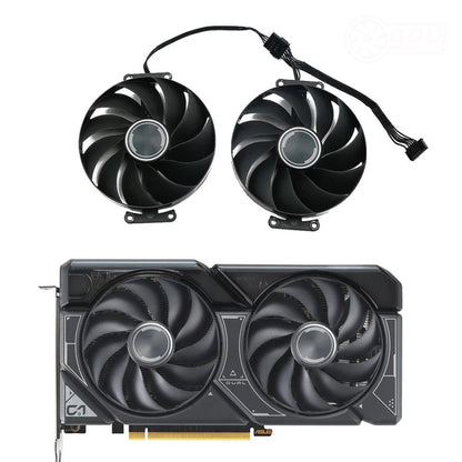 ASUS GeForce RTX 4070 4060Ti DUAL Replacement GPU Fan - GPUCONNECT.COM