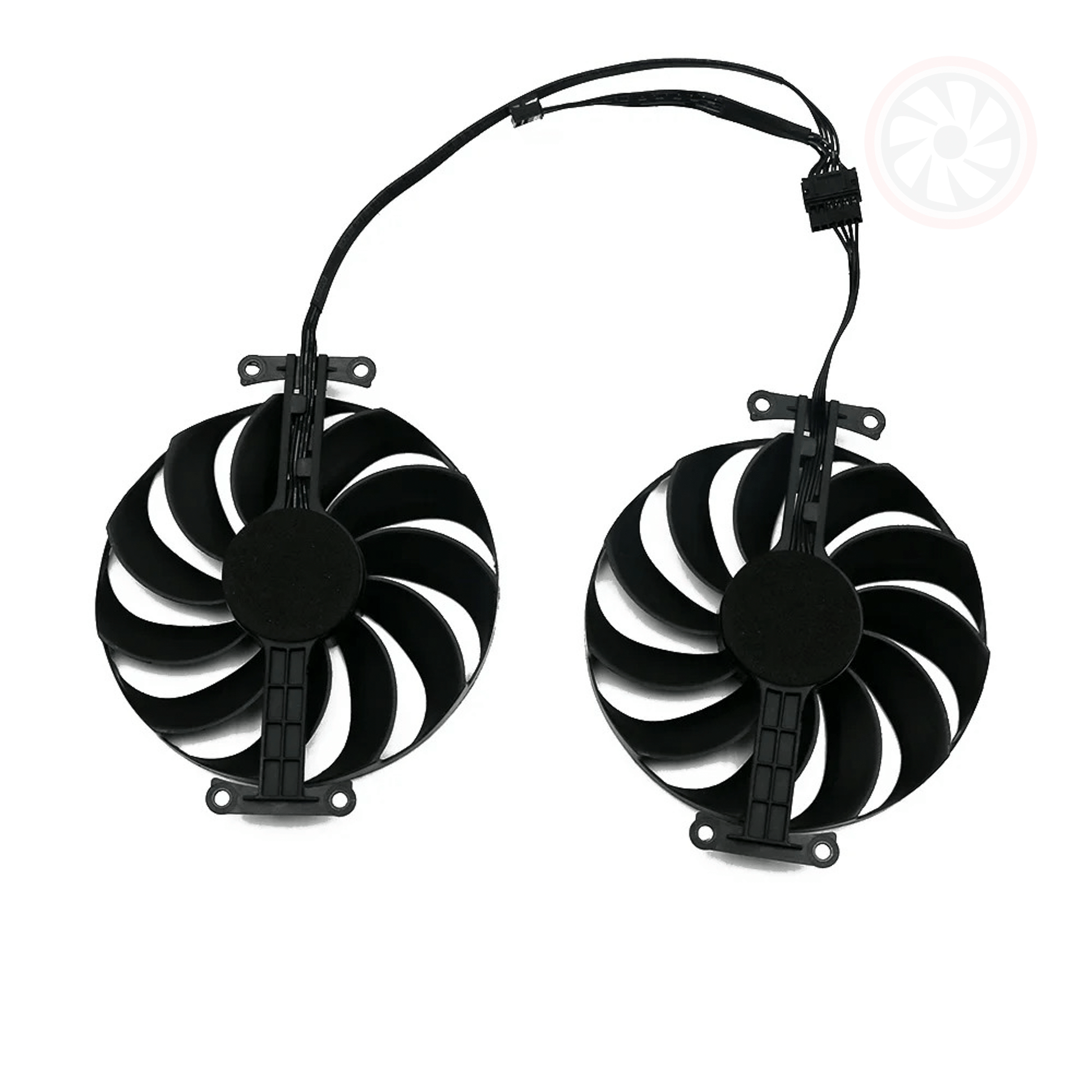 Asus GeForce RTX 4070 4070Ti SUPER DUAL OC Replacement GPU Fans (Genuine) - GPUCONNECT.COM