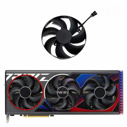 ASUS GeForce RTX 4090 4080 ROG STRIX OC GPU Fan Replacement - GPUCONNECT.COM