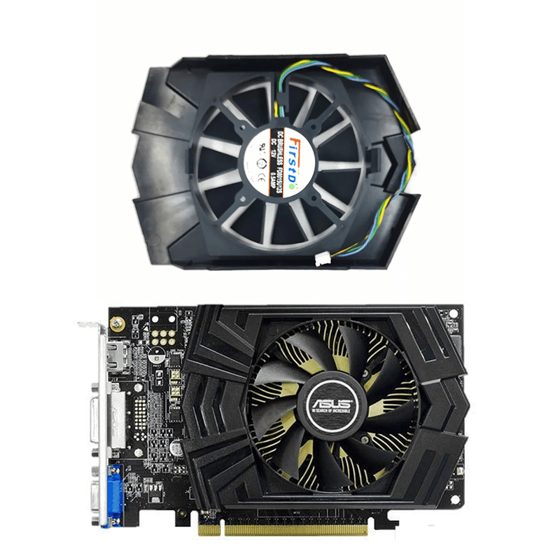 ASUS GTX 750 Ti Replacement GPU Fan and Shroud - GPUCONNECT.COM