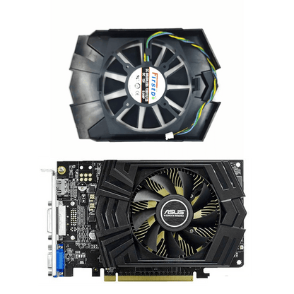 ASUS GTX 750 Ti Replacement GPU Fan and Shroud - GPUCONNECT.COM