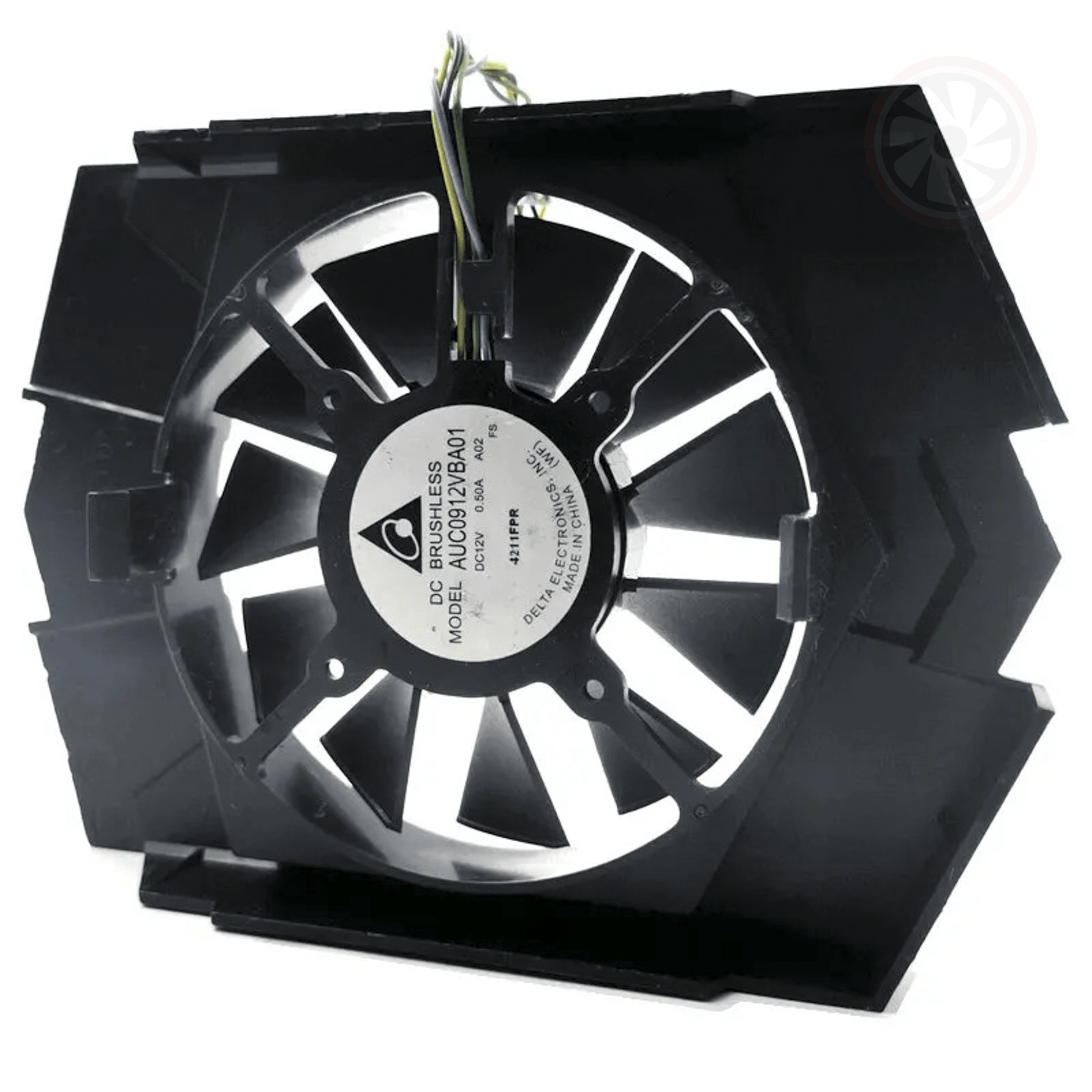ASUS GTX 750 Ti Replacement GPU Fan and Shroud - GPUCONNECT.COM
