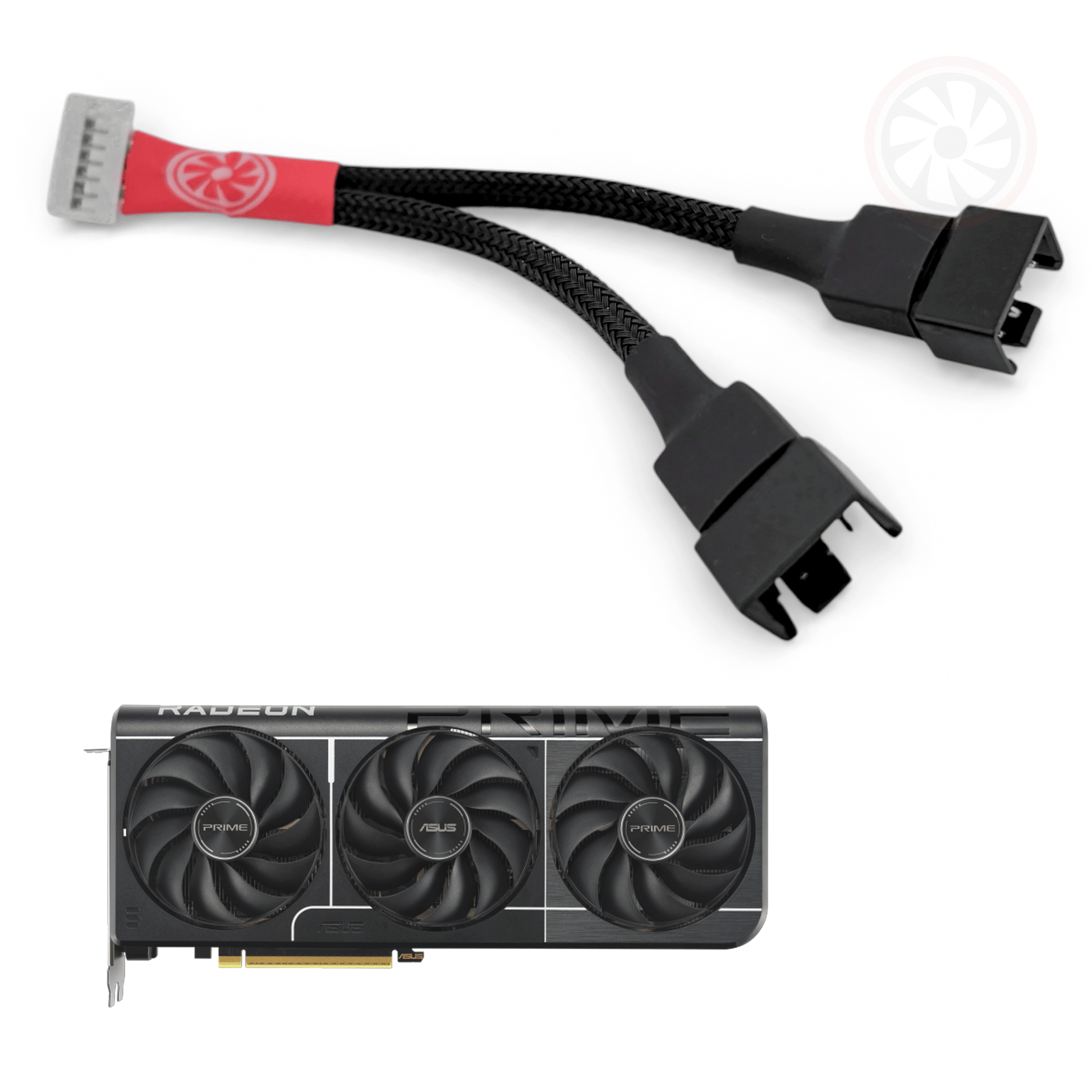 ASUS Prime RTX 5060 5070 5080 / Ti 7-Pin PWM Adapter Deshroud Cable - GPUCONNECT.COM