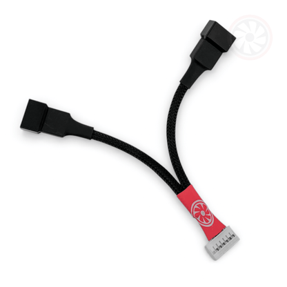 ASUS PRIME RX 9060 / 9070 XT OC - 7 Pin Deshroud Fan Adapter Cable (2x PWM Fan Outputs) - GPUCONNECT.COM