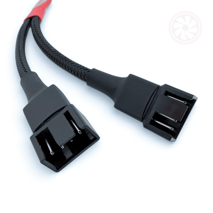 ASUS PRIME RX 9060 / 9070 XT OC - 7 Pin Deshroud Fan Adapter Cable (2x PWM Fan Outputs) - GPUCONNECT.COM